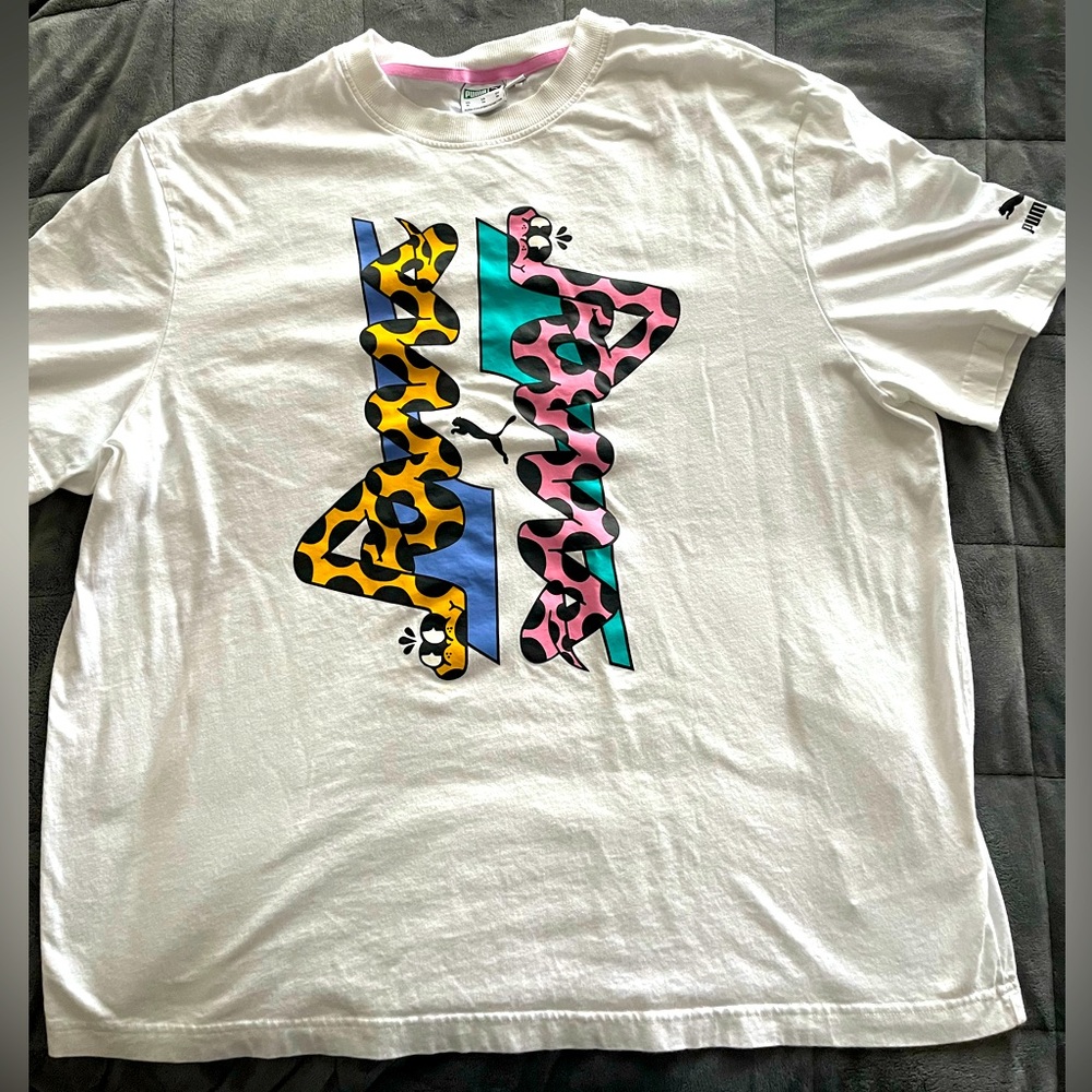 PUMA X AKA BOKU collab 90’s style T-shirt.  Size XL